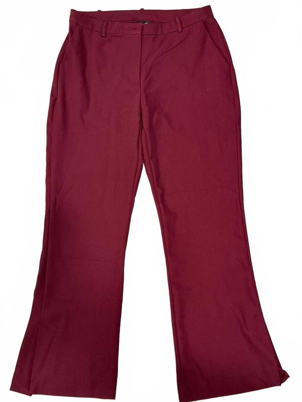 Naked Zebra Burgundy Dress Pants Size XL New With Tags